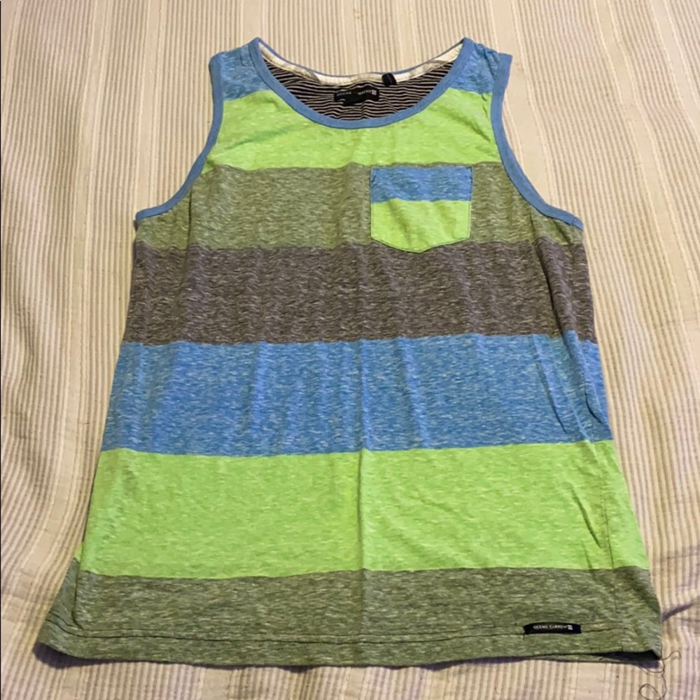 Mens Ocean Current Tank Top